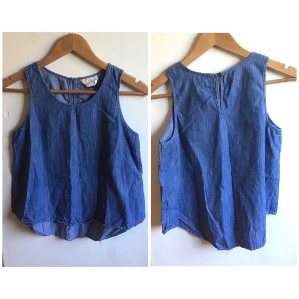 Universal Thread Denim Sleeveless Tank Top Sz XS